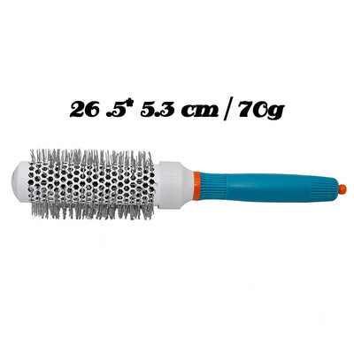 Frizerska četka za kosu Okrugla četka od aluminijske cijevi s najlonskim čekinjama Češalj za šišanje Četke za oblikovanje kose Alat za oblikovanje kose Salon Professional