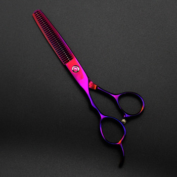 професионална япония 440c лилава лява 6\'\' ножица за подстригване бръснар makas ножици за подстригване фризьорски ножици