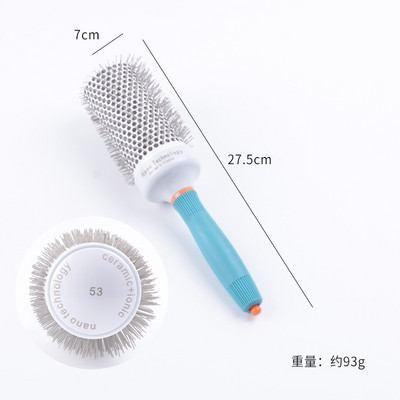 Βούρτσα μαλλιών 5 μεγεθών Nano Hairbrush Θερμική Κεραμική χτένα ιόντων Στρογγυλή βαρέλι Κομμωτήριο Κομμωτήριο Styling Drying Curling расческа