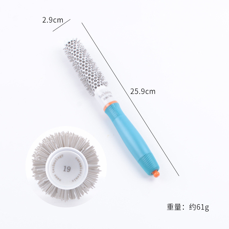 Βούρτσα μαλλιών 5 μεγεθών Nano Hairbrush Θερμική Κεραμική χτένα ιόντων Στρογγυλή βαρέλι Κομμωτήριο Κομμωτήριο Styling Drying Curling расческа