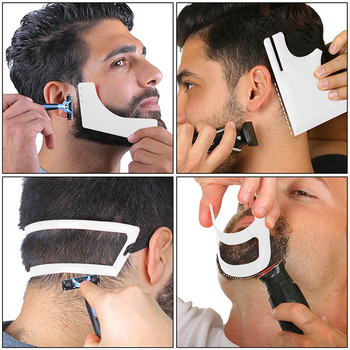 5 бр./компл. Комплект за подстригване Брада Коса Деколте Шаблон за бръснене Консумация за бръснар