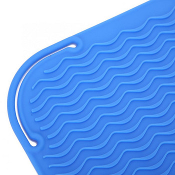 Силиконова топлоустойчива подложка за маша Преса за коса Многофункционална силиконова подложка за ютия Инструмент за оформяне на коса