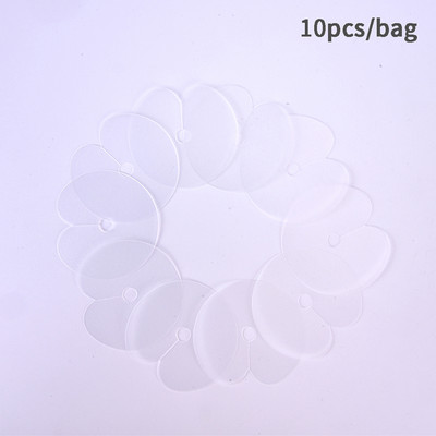 10db Fashion Easy Tools Heat Scalp Protector Shields hajhosszabbításhoz Hasznos hajformázó eszközök Hair Heat Fusion sablonlemez