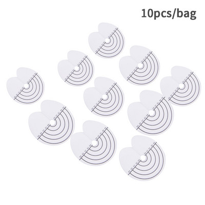 10db Fashion Easy Tools Heat Scalp Protector Shields hajhosszabbításhoz Hasznos hajformázó eszközök Hair Heat Fusion sablonlemez