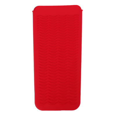 Силиконова топлоустойчива торбичка за пътна подложка за маша Преса за коса Многофункционална неплъзгаща се ютия Инструмент за оформяне на коса