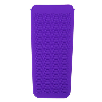 Силиконова топлоустойчива торбичка за пътна подложка за маша Преса за коса Многофункционална неплъзгаща се ютия Инструмент за оформяне на коса