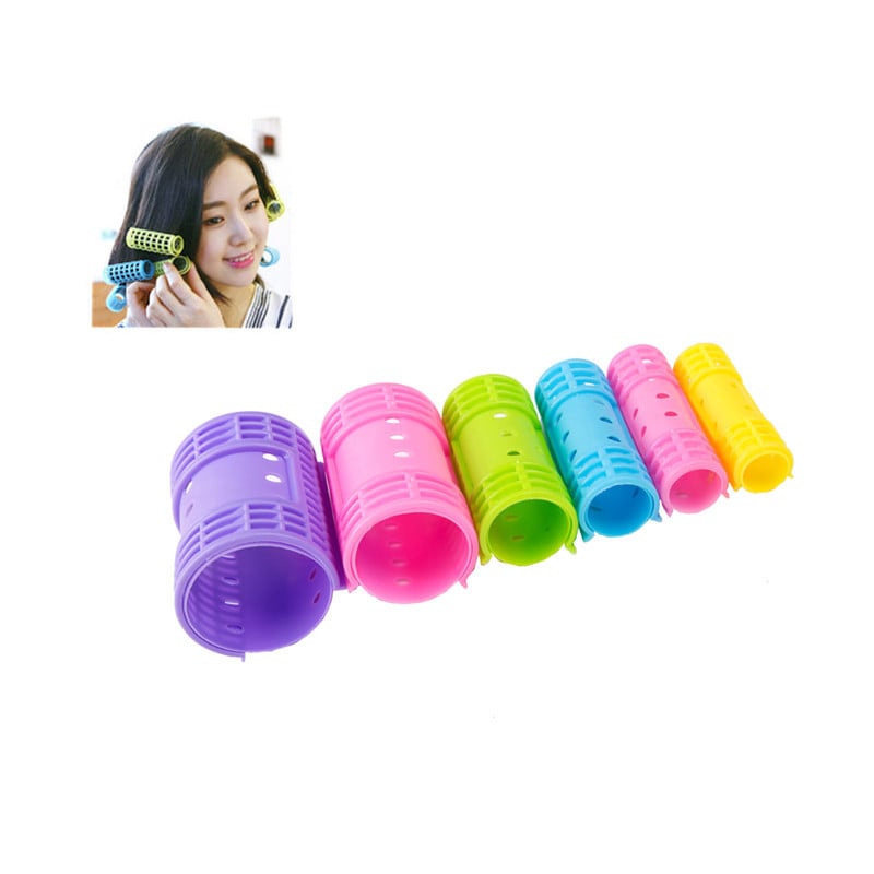 Matu ruļļi ar skavām Snap matu ruļļi Steam Perm Rod Frizētava un mājas lietošanai DIY Magic Rollers Air Bang Curler U1108