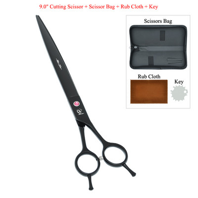 9,0" lilla draakon Lemmikloom kõverad hoolduskäärid koera kassi juukselõikuskäärid Jaapani terasest loomad lõikekäärid kutsikatarbed B0063B