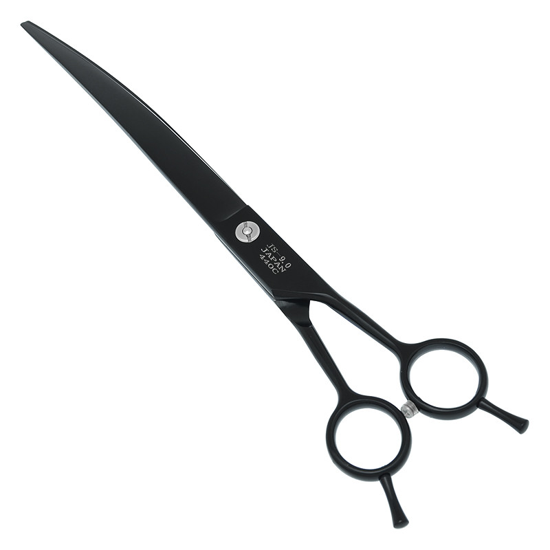 9,0" lilla draakon Lemmikloom kõverad hoolduskäärid koera kassi juukselõikuskäärid Jaapani terasest loomad lõikekäärid kutsikatarbed B0063B