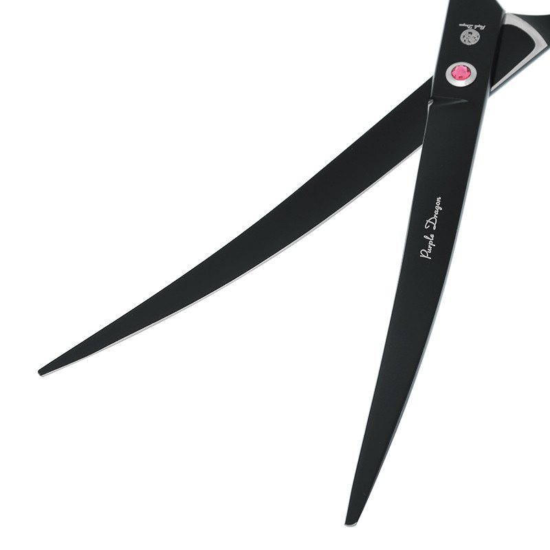 9,0" lilla draakon Lemmikloom kõverad hoolduskäärid koera kassi juukselõikuskäärid Jaapani terasest loomad lõikekäärid kutsikatarbed B0063B