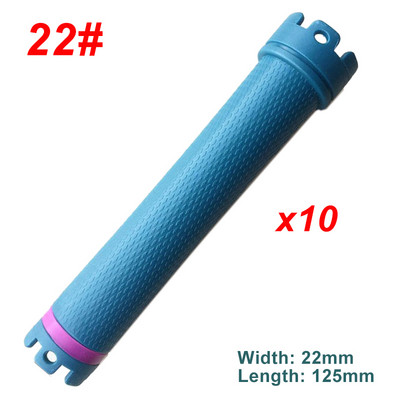 10 kom/set 24 V Extra dugi grijani uvijači za kosu 125 mm Digitalne vruće trajne šipke Electirc šipke Uvijači Wave Formers Brzo zagrijavanje 1596