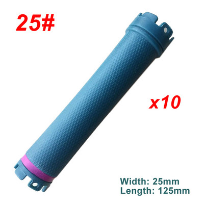 10 kom/set 24 V Extra dugi grijani uvijači za kosu 125 mm Digitalne vruće trajne šipke Electirc šipke Uvijači Wave Formers Brzo zagrijavanje 1596