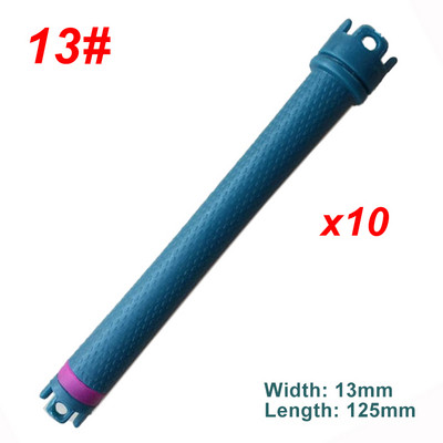 10 kom/set 24 V Extra dugi grijani uvijači za kosu 125 mm Digitalne vruće trajne šipke Electirc šipke Uvijači Wave Formers Brzo zagrijavanje 1596