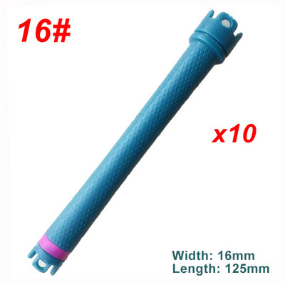 10 kom/set 24 V Extra dugi grijani uvijači za kosu 125 mm Digitalne vruće trajne šipke Electirc šipke Uvijači Wave Formers Brzo zagrijavanje 1596