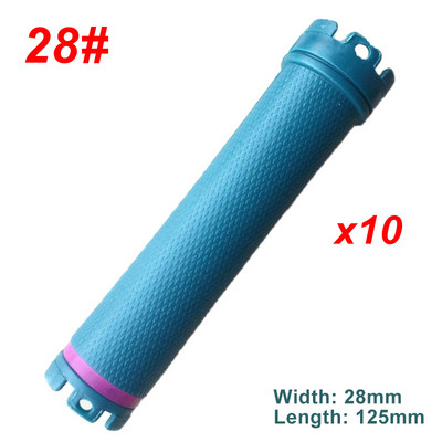 10 kom/set 24 V Extra dugi grijani uvijači za kosu 125 mm Digitalne vruće trajne šipke Electirc šipke Uvijači Wave Formers Brzo zagrijavanje 1596