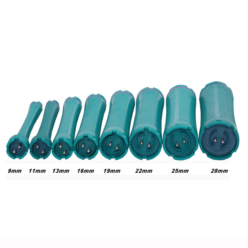 10 kom/set 24 V Extra dugi grijani uvijači za kosu 125 mm Digitalne vruće trajne šipke Electirc šipke Uvijači Wave Formers Brzo zagrijavanje 1596