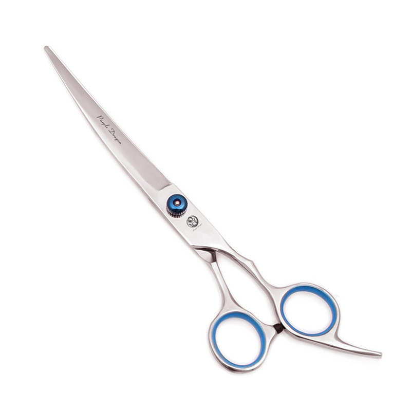 6-inčne plave japanske zakrivljene škare za šišanje od nehrđajućeg čelika za šišanje