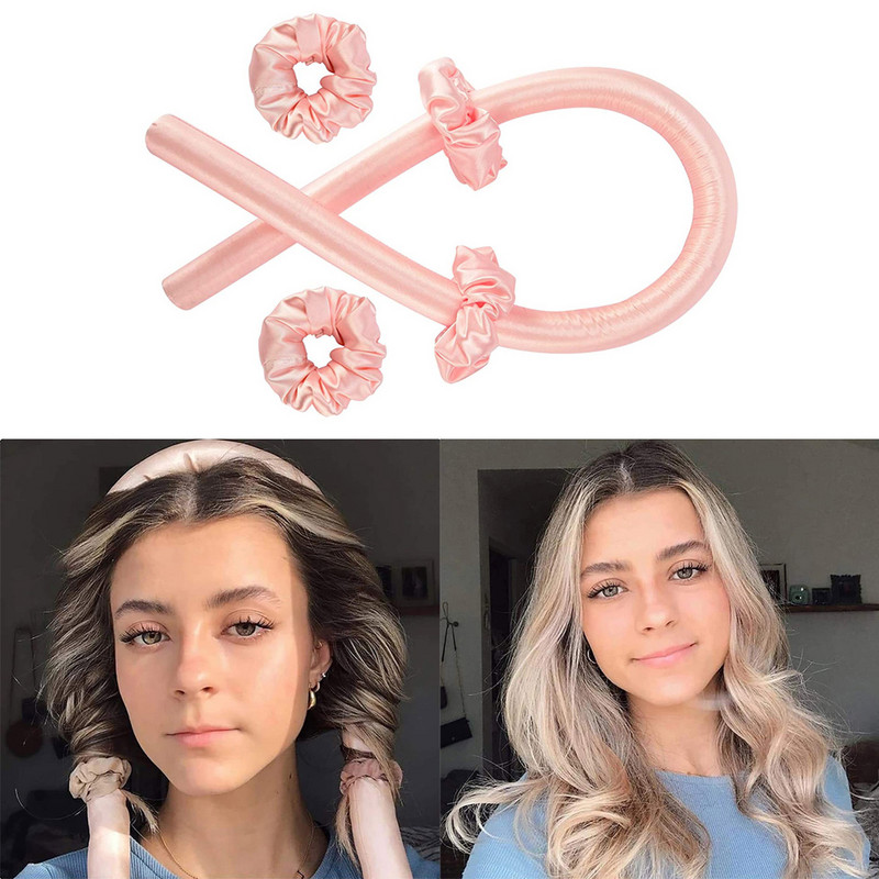 Šipka za kovrče bez zagrijavanja Traka za glavu Kovrče bez topline Traka za kosu Meki sjajni spiralni valoviti uvijači za kosu Sleeping Frizerski alat