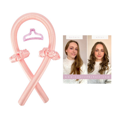 Traka za kosu bez topline Lazy Curler Traka za glavu Čini kosu mekom i sjajnom Kovrče bez topline Traka Uvijači za kosu Svilena traka