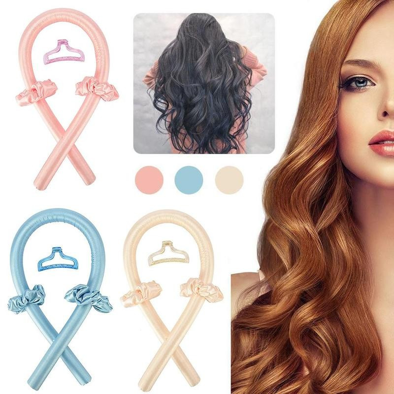 Traka za kosu bez topline Lazy Curler Traka za glavu Čini kosu mekom i sjajnom Kovrče bez topline Traka Uvijači za kosu Svilena traka