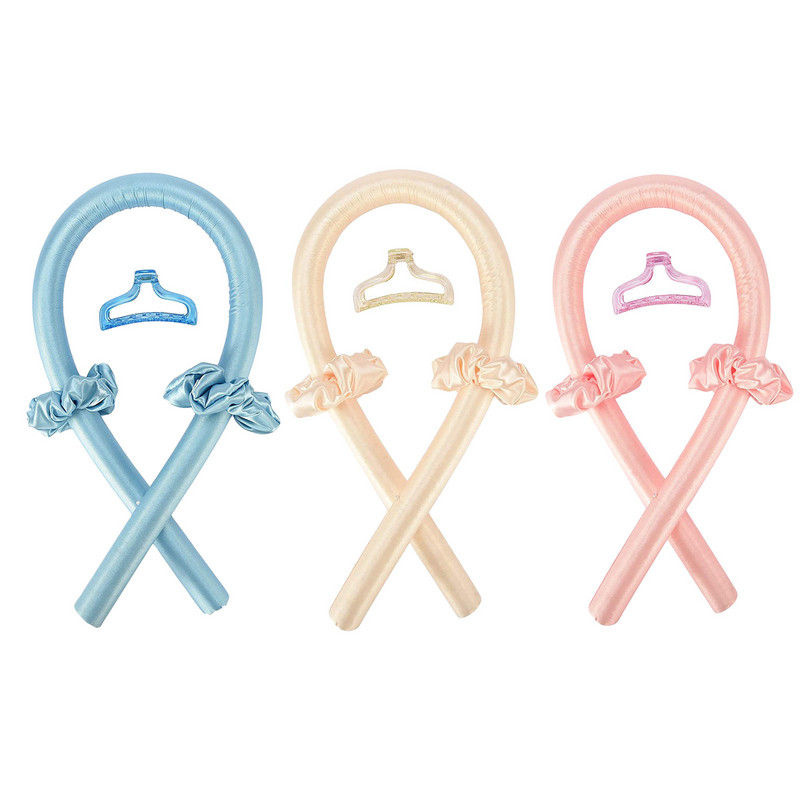 Traka za kosu bez topline Lazy Curler Traka za glavu Čini kosu mekom i sjajnom Kovrče bez topline Traka Uvijači za kosu Svilena traka