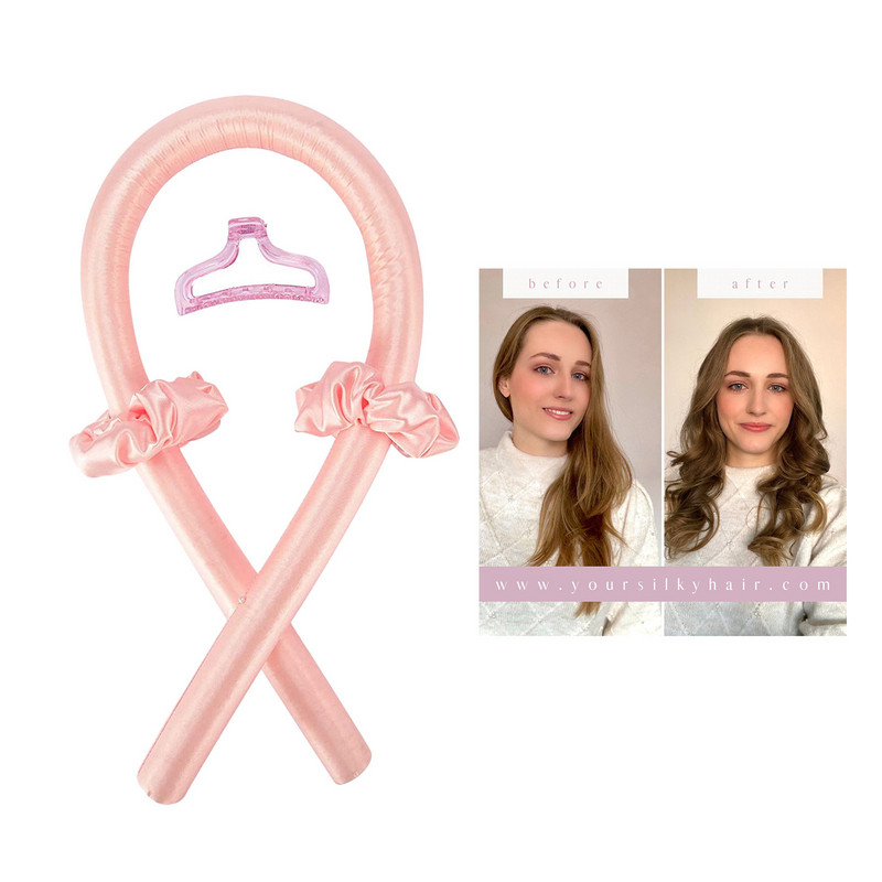 Traka za kosu bez topline Lazy Curler Traka za glavu Čini kosu mekom i sjajnom Kovrče bez topline Traka Uvijači za kosu Svilena traka