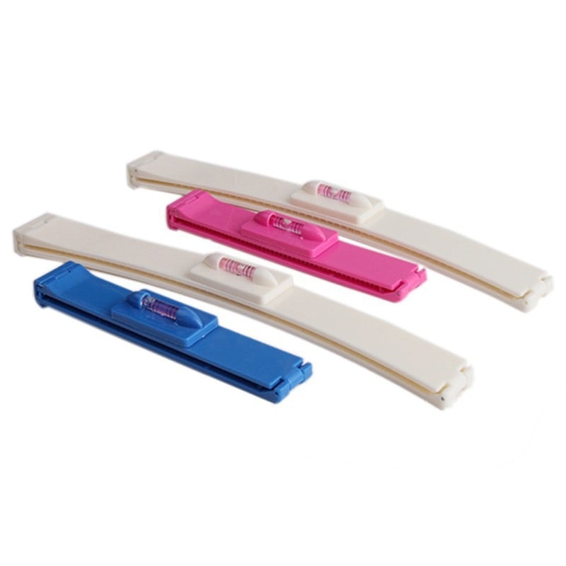 2 buc/set Femei Trimmer Fringe Instrument de tăiat bricolaj Breton de păr Nivel drept Riglă Clipper Pieptene Ghid Clip pentru Coafare Accesorii