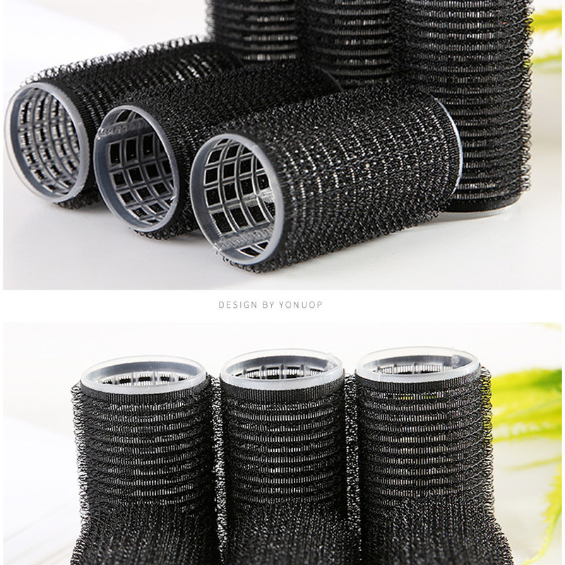 Vairāku izmēru matu ruļļi 4/6/8gab Ruļļi Pašsaķere Turošie rullīši Frizieru ruļļi Matu Dizains Lipīgs Cling Veidošanas rīks