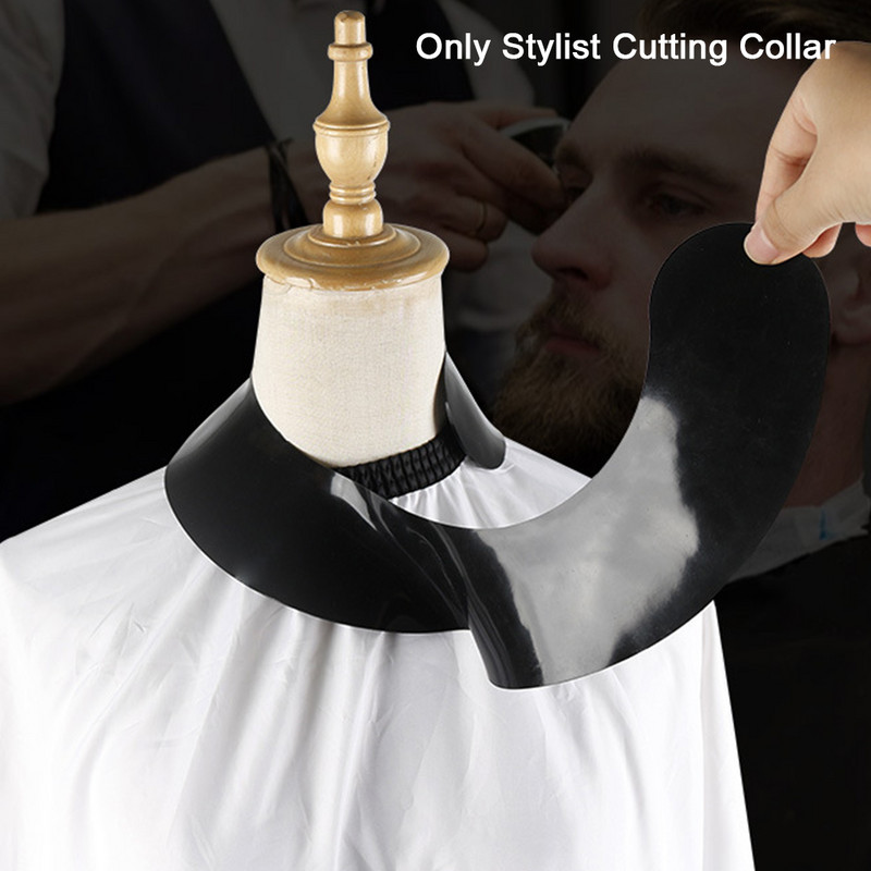 Frizer Brijač Farbanje Šal Jastučić za rame Kućni salon Stražar Ovratnik za šišanje Izdržljiva mekana silikonska vodootporna folija za vrat