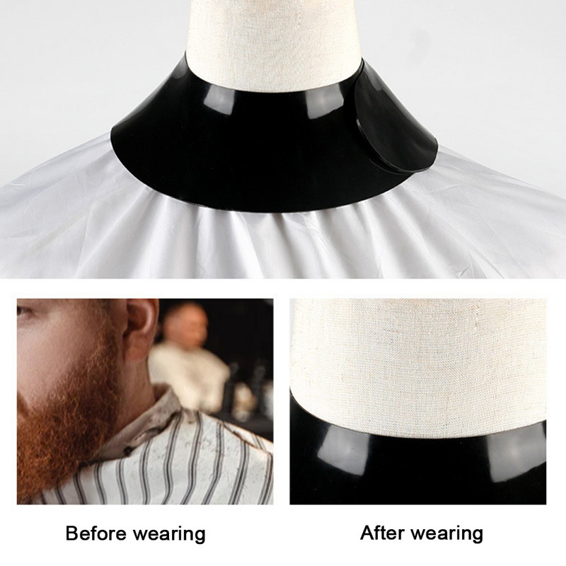 Frizer Brijač Farbanje Šal Jastučić za rame Kućni salon Stražar Ovratnik za šišanje Izdržljiva mekana silikonska vodootporna folija za vrat