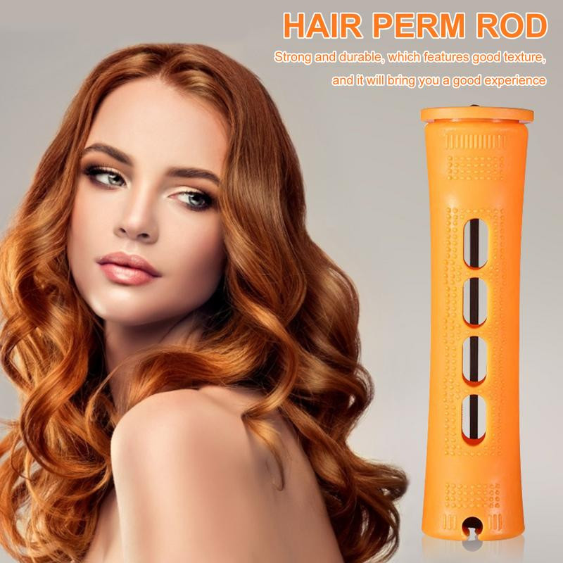 10/40 kom Šipke za trajnu kosu Zakrivljene šipke za trajnu gumicu Uvijači za kosu Valjak s poklopcem Uvijači za kosu Kovrčavi Twist DIY alat za oblikovanje kose