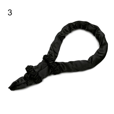 Καυτές εκπτώσεις Heatless Σετ μπουκλών για μπούκλες Lazy Σετ κεφαλής με μαλακή μεταξωτή κορδέλα Headband Wave Formers Hair curlers DIY Hair Styling Too