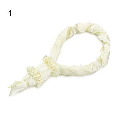 Καυτές εκπτώσεις Heatless Σετ μπουκλών για μπούκλες Lazy Σετ κεφαλής με μαλακή μεταξωτή κορδέλα Headband Wave Formers Hair curlers DIY Hair Styling Too