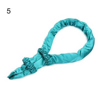 Καυτές εκπτώσεις Heatless Σετ μπουκλών για μπούκλες Lazy Σετ κεφαλής με μαλακή μεταξωτή κορδέλα Headband Wave Formers Hair curlers DIY Hair Styling Too