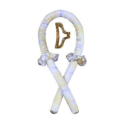 Καυτές εκπτώσεις Heatless Σετ μπουκλών για μπούκλες Lazy Σετ κεφαλής με μαλακή μεταξωτή κορδέλα Headband Wave Formers Hair curlers DIY Hair Styling Too