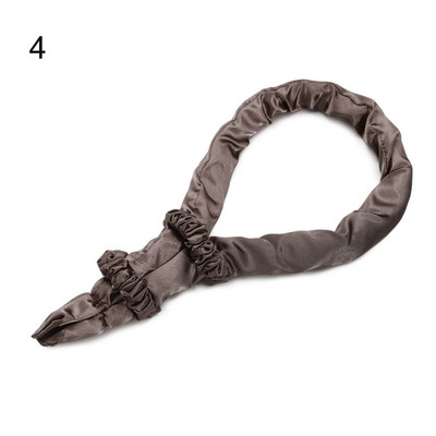 Καυτές εκπτώσεις Heatless Σετ μπουκλών για μπούκλες Lazy Σετ κεφαλής με μαλακή μεταξωτή κορδέλα Headband Wave Formers Hair curlers DIY Hair Styling Too