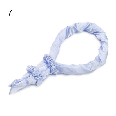 Καυτές εκπτώσεις Heatless Σετ μπουκλών για μπούκλες Lazy Σετ κεφαλής με μαλακή μεταξωτή κορδέλα Headband Wave Formers Hair curlers DIY Hair Styling Too