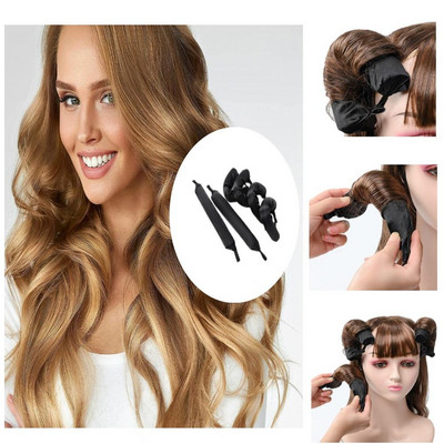 6 komada uvijača za kosu bez zagrijavanja Mekani satenski jastuk uvijač za kosu Lazy Hair Curler Sleeping Hair Styling Alat za kosu Uvijač za kosu