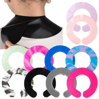 Hajfesték Szilikon Pad Stylist Vágógallér Vízálló Nyakköpeny Takaró Takaró Szalon Fodrász Fodrászat Hajszínező Kiegészítők