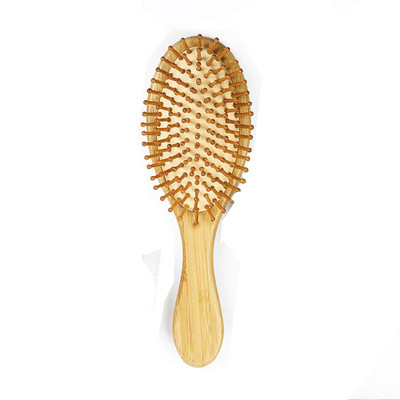 1 vnt medinis bambuko plaukų šepetys, gerinantis plaukų augimą, medinis plaukų šepetėlis, apsaugantis nuo plaukų slinkimo, priežiūros šukos, bambuko šukos, dantų formavimo įrankis