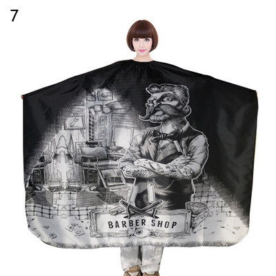 Novi Pro Salon Frizerski kaput Frizerski ogrtač od tkanine Haljina od brijačkog ogrtača Uzorak vodootpornog frizerskog ogrtača Pregača Pelerine za šišanje