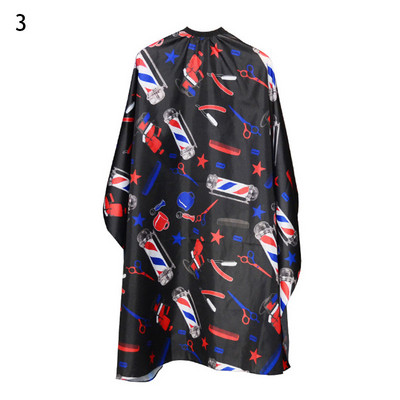 Novi Pro Salon Frizerski kaput Frizerski ogrtač od tkanine Haljina od brijačkog ogrtača Uzorak vodootpornog frizerskog ogrtača Pregača Pelerine za šišanje