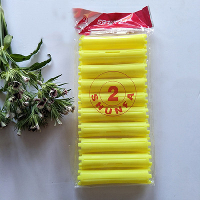 3 pakiranja uvijača za kosu Uvijači za kosu Frizerski valovi Hladna trajna šipka Kukuruzna kopča za kosu Uvijač pričvršćen gumenom trakom otpornom na toplinu U852