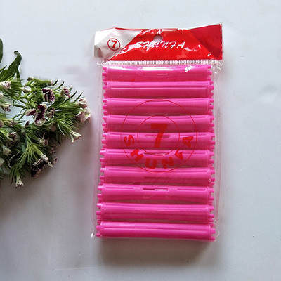 3 pakiranja uvijača za kosu Uvijači za kosu Frizerski valovi Hladna trajna šipka Kukuruzna kopča za kosu Uvijač pričvršćen gumenom trakom otpornom na toplinu U852