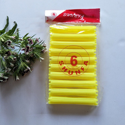 3 pakiranja uvijača za kosu Uvijači za kosu Frizerski valovi Hladna trajna šipka Kukuruzna kopča za kosu Uvijač pričvršćen gumenom trakom otpornom na toplinu U852