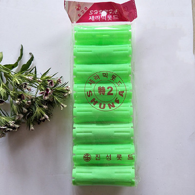 3 pakiranja uvijača za kosu Uvijači za kosu Frizerski valovi Hladna trajna šipka Kukuruzna kopča za kosu Uvijač pričvršćen gumenom trakom otpornom na toplinu U852