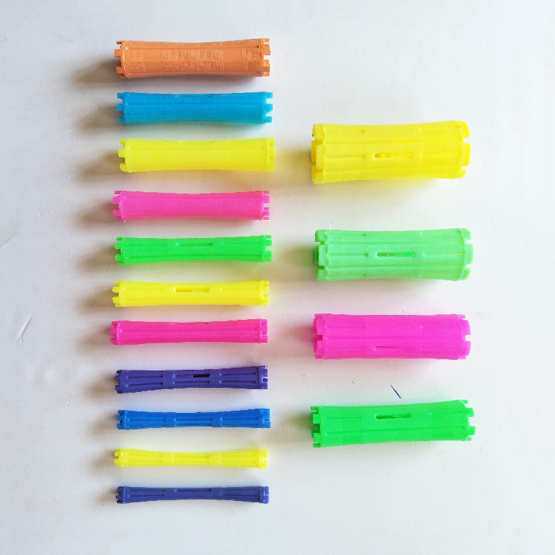 3 pakiranja uvijača za kosu Uvijači za kosu Frizerski valovi Hladna trajna šipka Kukuruzna kopča za kosu Uvijač pričvršćen gumenom trakom otpornom na toplinu U852