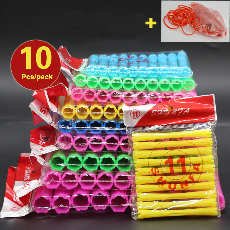 3 pakiranja uvijača za kosu Uvijači za kosu Frizerski valovi Hladna trajna šipka Kukuruzna kopča za kosu Uvijač pričvršćen gumenom trakom otpornom na toplinu U852