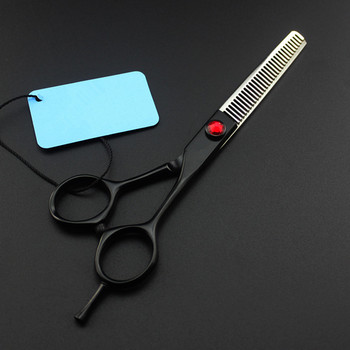 професионална япония 440c 6-инчови черни ножици за коса комплект фризьорски бръснар makas фризьорски салон фризьорски ножици фризьорски ножици