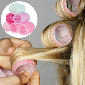 6 kom/lot plastičnih uvijača za kosu Frizerski samoljepljivi uvijači za šiške za kućnu upotrebu DIY čarobni uvijači za oblikovanje kose Uvijači Alati za uljepšavanje